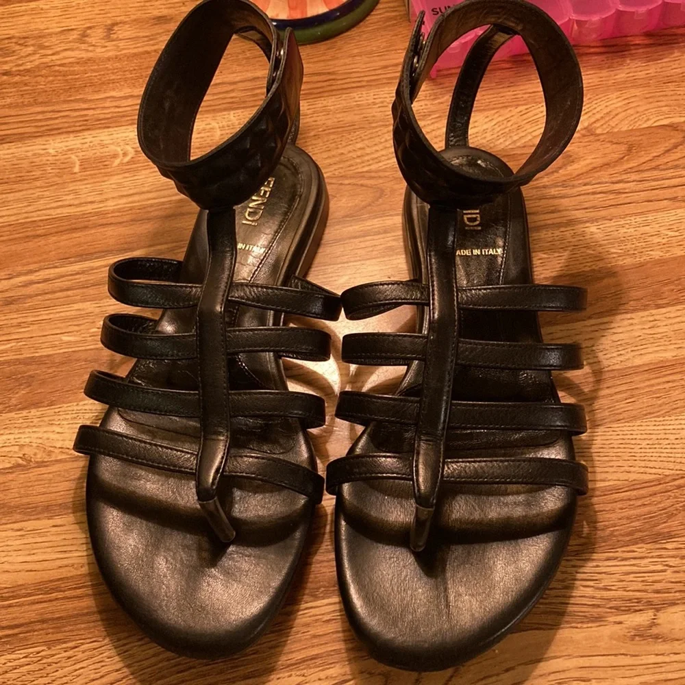 FENDI Diana Gladiator Sandals - Picture 2 of 10